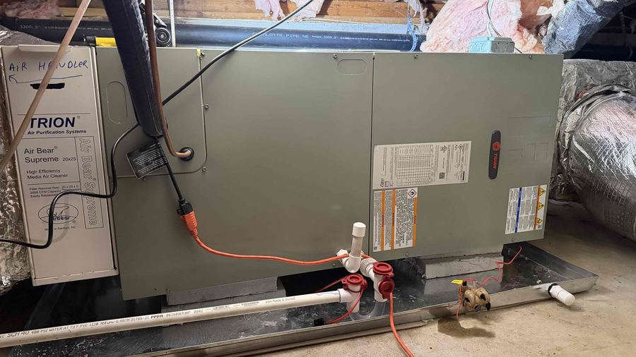 Trane AC system installation — Fairfield, CT 06824