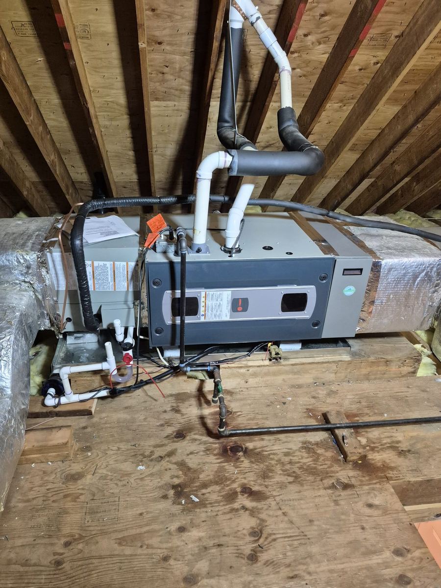 Trane furnace, coil and condenser, flush lineset — Fairfield, CT 06824
