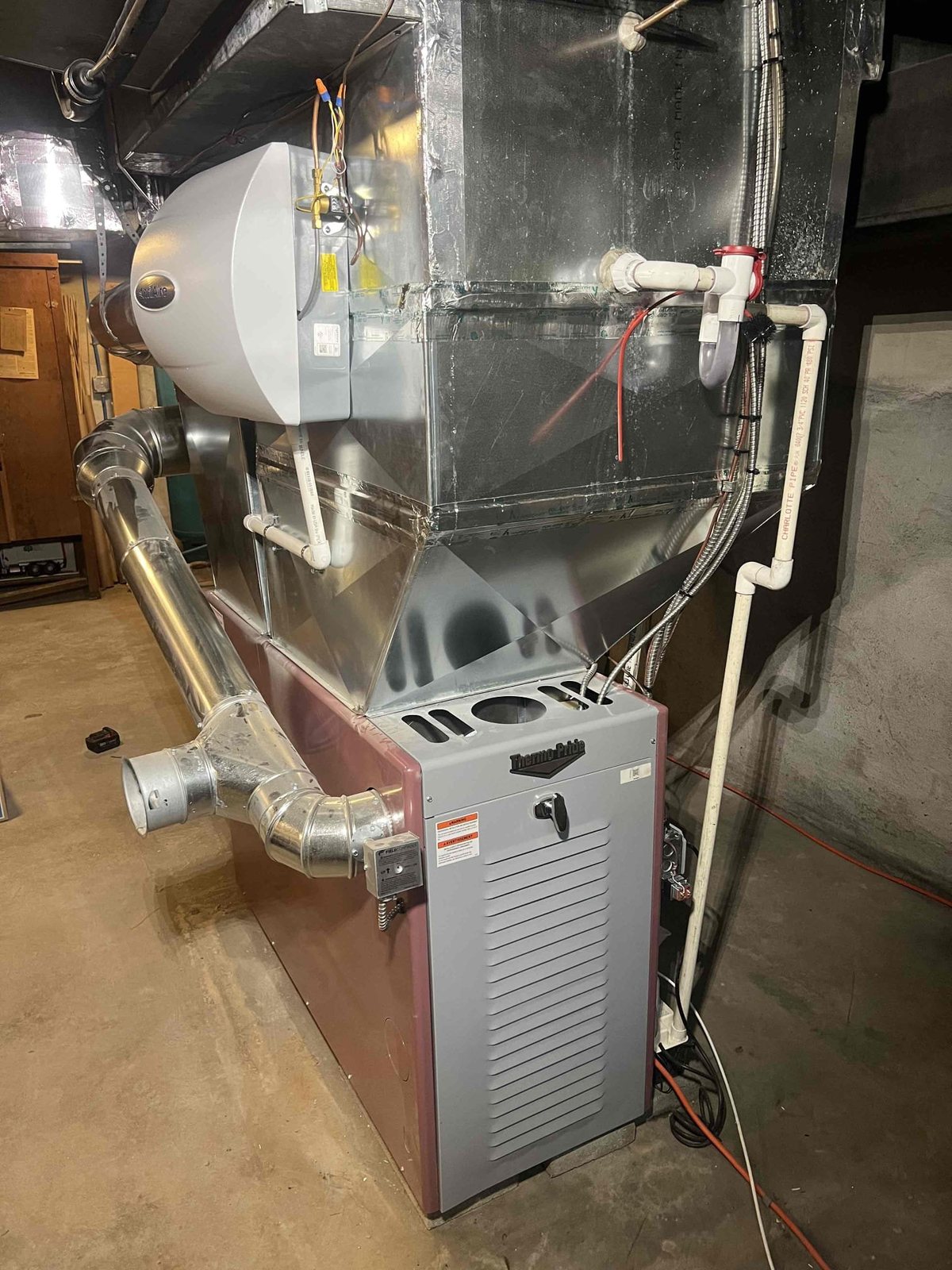 Thermo Pride furnace installed in a Darien home by Celco